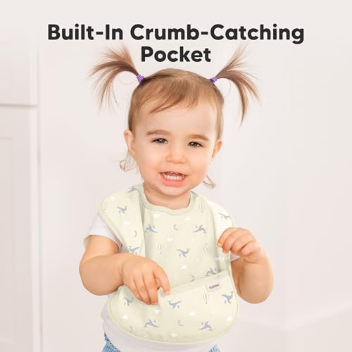 KeaBabies 3-Pack Waterproof Baby Bibs - Image 5