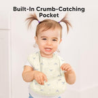 KeaBabies 3-Pack Waterproof Baby Bibs - Image 5