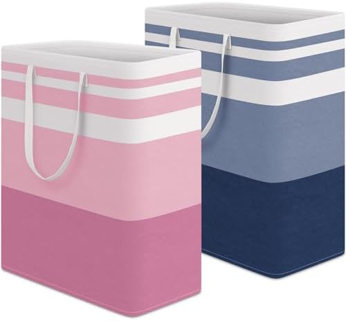 HomeHacks 2 Pack Laundry Baskets, Laundry Hampers Bags by HomeHacks