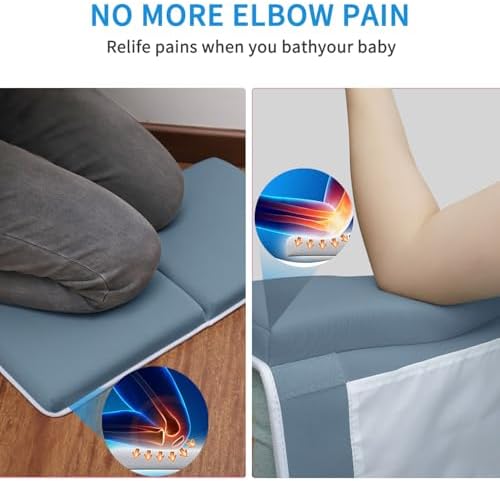 JJGoo Bath Kneeler with Elbow Rest Pad Set, 1.5 inch Kneeling Pad Mat - Image 3