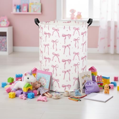 Baby Laundry Basket Kids Hamper Toy Storage Bin - Image 4