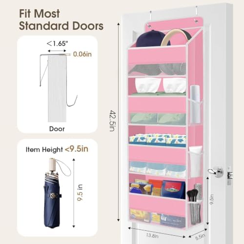 2 Pcs Over The Door Organizer Large Capacity Hanging Storage Room Organizer - Image 2