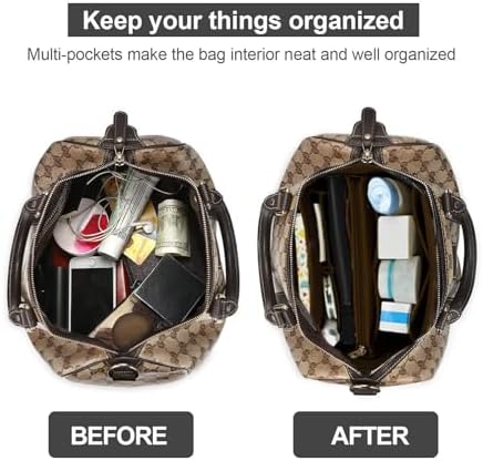 OMYSTYLE Purse Organizer Insert, Felt Tote Bag Organizer Insert - Image 4