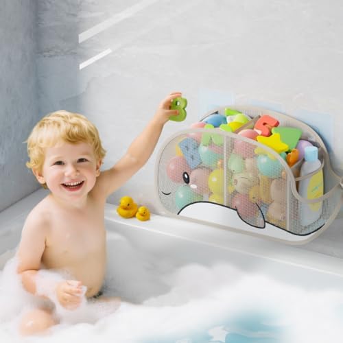 Austion Quick-Drying Baby Bath tub Toy Organizer Storage - Image 3