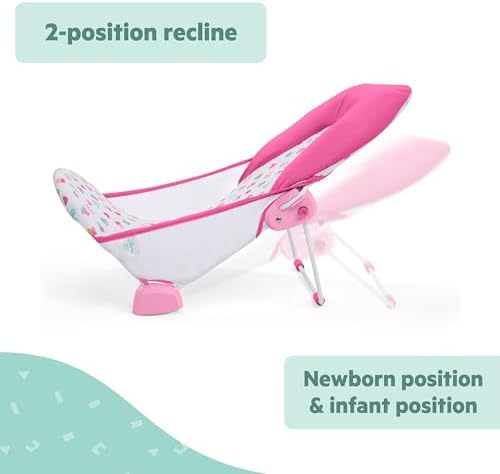 Bright Starts Disney Baby Minnie Mouse Foldaway 2-Position Baby Bath Seat - Image 5