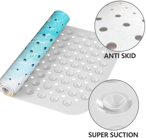 LNOND Summer Beach Bathtub Mat Non Slip, 40 X 16 Inch Tub Mat - Image 3