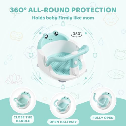 Baby Bath Seat for Babies 6 Months & up, Non-Slip Infant Bathtub Seat - Image 6