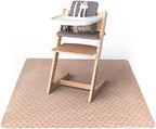 Tiny Twinkle Splat Mat for Under High Chair or Table | 51" x 51" Waterproof & by TinyTwinkle