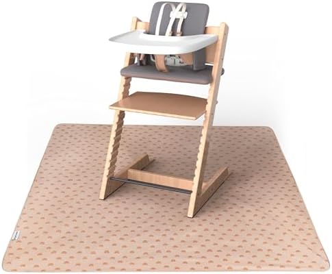 Tiny Twinkle Splat Mat for Under High Chair or Table | 51" x 51" Waterproof & by TinyTwinkle