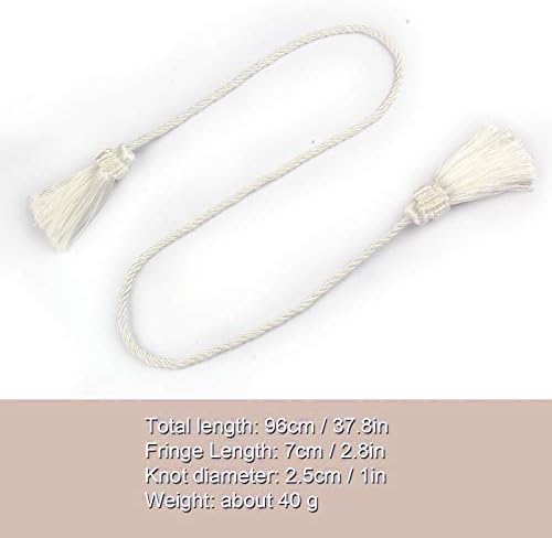 Curtain Tiebacks Handmade Curtain Holdbacks Rope - Image 2