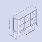 Storkcraft Casablanca 6 Cube Organizer Bookcase - Image 3
