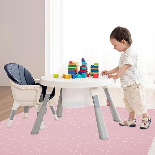 Baby Splat Mat for Under High Chair, 2 Pack, 42 x 42 Inch - Image 6