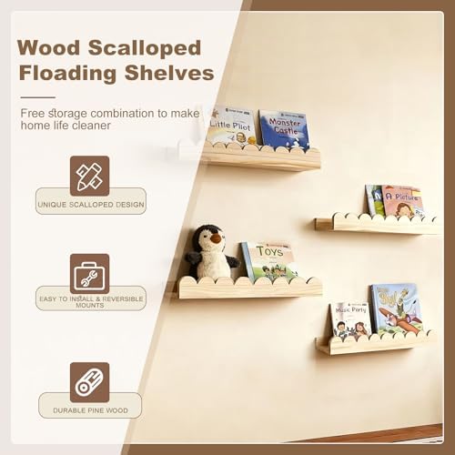 Scalloped Shelves for Nursery - Image 5