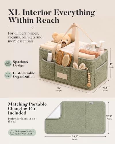 Baby Diaper Caddy Organizer - Image 5