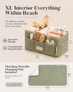 Baby Diaper Caddy Organizer - Image 5