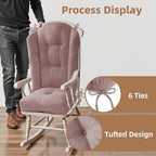 Wingback Rocking Chair Cushion - Image 4