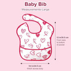 Accmor Baby Bibs for Eating, Waterproof Mess Proof Baby Toddler Bibs, Apron - Image 7