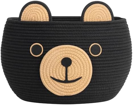 CherryNow Large Baby Basket for Gifts Empty, Cute Bear Design by CherryNow