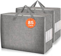 2 Pack 85L Comforter Storage Bags, Extra Large Bedding Storage Bags by Karceyworth