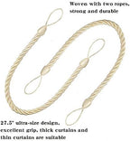 BEL AVENIR Curtain Tiebacks Ropes Tie-Backs, Handmade Holdbacks - Image 3