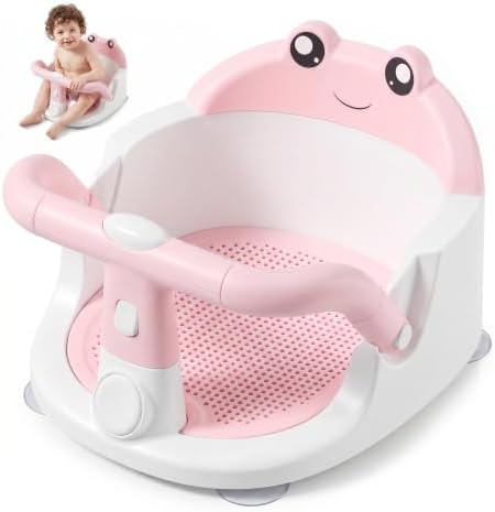 Baby Bath Seat for Babies 6 Months & up, Non-Slip Infant Bathtub Seat by Solidhouse
