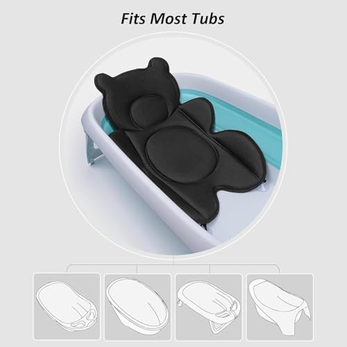 Baby Bath Cushion Mat, Soft Newborn Bathtub Pad - Image 3