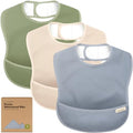 KeaBabies 3-Pack Waterproof Baby Bibs by KeaBabies