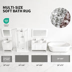 ILANGO Bathroom Rugs 24" × 17", Extra Soft Absorbent Microfiber Bath Rugs - Image 4