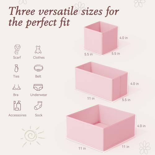 Criusia Drawer Organizer 18-Piece Set, Dresser Organizer - Image 2