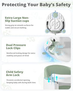 ONTHEWEI Baby Bath Seats for Babies Sitting Up, Non-Slip Baby Bathtub - Image 3