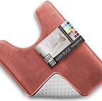 Clara Clark Bathroom Rugs, Velvet Memory Foam Bath Mat, Machine Washable Bath by ClaraClark