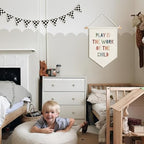 Playroom Wall Decor, Play Wall Hanging Pennant Flag Banner - Image 4