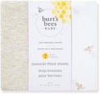 Bassinet Sheet, Infant Fitted BEESNUG Cover, 100% Organic Cotton, Soft Unisex - Image 2