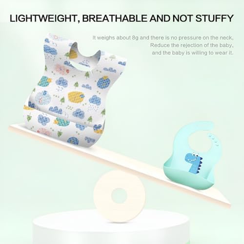 30/60pcs Baby Disposable Bibs-Individually Packaged, Leak Proof and Convenient - Image 3