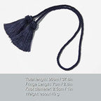 Curtain Tiebacks Handmade Curtain Holdbacks Rope - Image 2