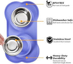 Hubulk Pet Dog Bowls 2 Stainless Steel Dog Bowl - Image 2
