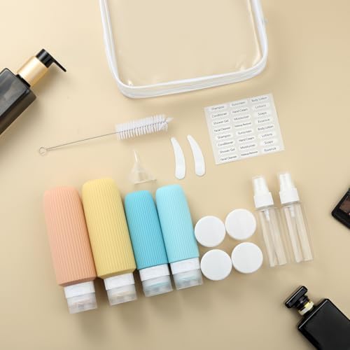Mrsdry 16 Pack Travel Bottles for Toiletries, Large 6oz Silicone Travel - Image 6