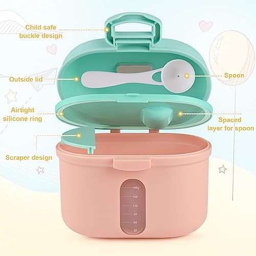 Accmor Baby Formula Dispenser On The Go, Portable Milk Powder Formula Dispenser - Image 4