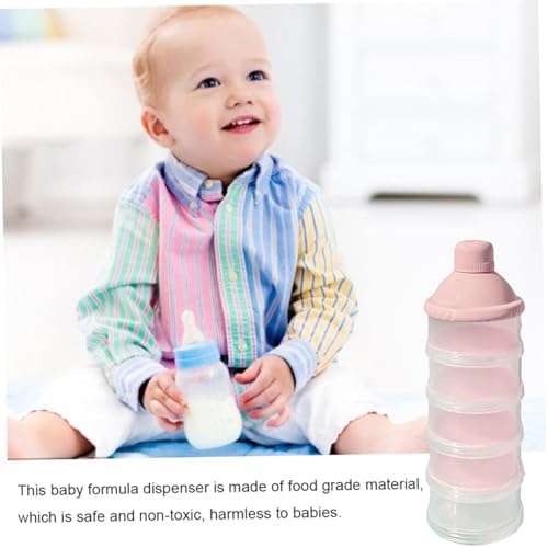 2 PCS 5 Layers Baby Milk Powder Dispenser, Milk Powder Pots, Formula Dispenser - Image 4