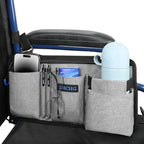 Wheelchair Side Bag, Wheel Chair Armrest Pouch Accessories by ZHCHG