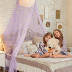 Bed Canopy for Girls Mosquito Net, Princess Bed Canopy for Girls Room Decor - Image 4