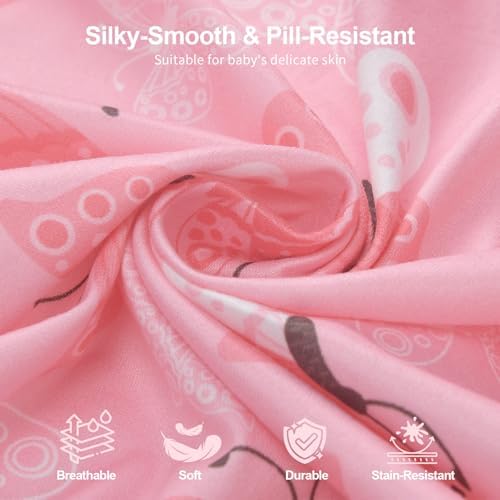 Baby Crib Sheets 2 Pack for Boys and Girls Fit for Standard Crib Toddler - Image 3