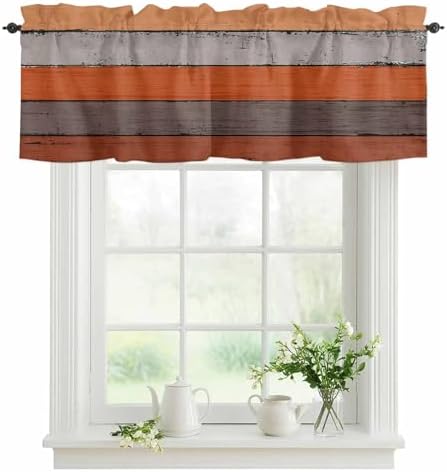 Farmhouse Kitchen Curtains Thanksgiving Fall Valances by VandarllinHomeKitchenDecor
