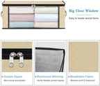 HomeHacks 3-Pack Clothes Organizer Storage Bags, 35L Storage Bins - Image 4