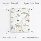 Sorrel + Fern Baby Bassinet Sheets 2-Pack - Image 2