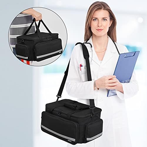 LEFOR·Z Home Health Nurse Bag Medical Bag Empty First Aid Storage - Image 5