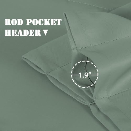 H.VERSAILTEX 4 Panels Blackout Valances - Image 4
