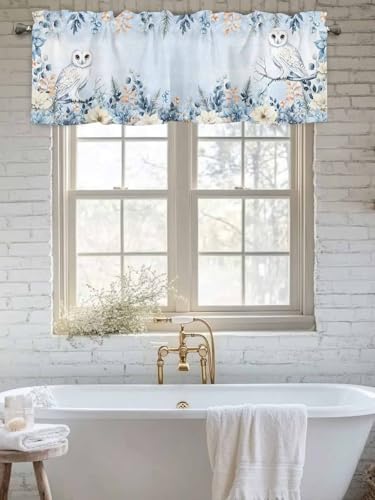Vandarllin Blue Christmas Valance Curtains - Image 6