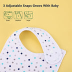 Baby Bibs Soft and Absorbent Cotton Bandana Bibs Set - Image 5