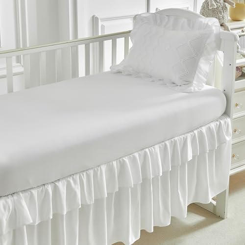 AIKASY The Ruffled Shabby Crib Bedding Set - Image 7
